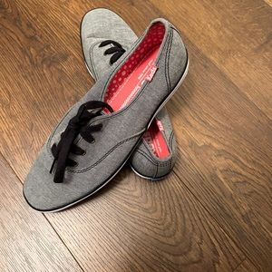 Keds grey lace up shoes